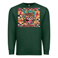 Sports Green racing girl Premium Sweatshirt - JahusDesignShop