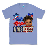 Colony Blue little mister america black boy Classic Tee - CowGirlArtShop