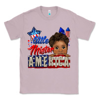Lilac little mister america black boy Classic Tee - CowGirlArtShop