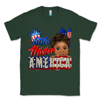 Sports Green little mister america black boy Classic Tee - CowGirlArtShop