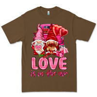 Cacao Love is in the air with gnomies Valentine's Day Premium Tee - HowdyJamesFarm
