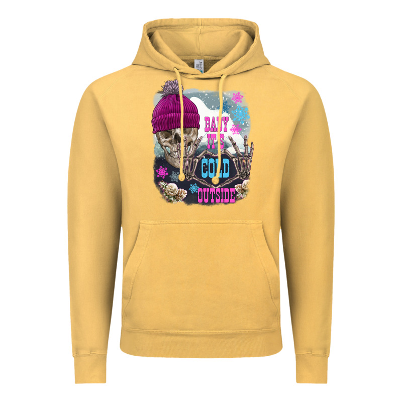 Skeleton Baby It's Cold Outside Vintage Hoodie by FaDigitalArtStudio | Teevron