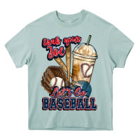 Arona Grab your joe lets go baseball Heavy Core Tee - HowdyJamesFarm