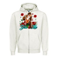 Oatmeal Heather you and me Zipper Hoodie - AdoDesignShop