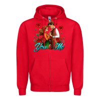 Red you and me Zipper Hoodie - AdoDesignShop