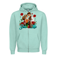 Seafoam you and me Zipper Hoodie - AdoDesignShop