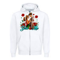 White you and me Zipper Hoodie - AdoDesignShop