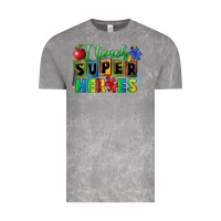 Cloud Rock I teach super heroes Vintage Tee - FaDigitalArtStudio