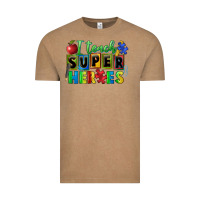 Vintage Coffee I teach super heroes Vintage Tee - FaDigitalArtStudio