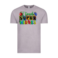 Vintage Zinc I teach super heroes Vintage Tee - FaDigitalArtStudio
