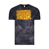 Cloud Black School Bus Pattern Vintage Tee - Jasminsmagicworld