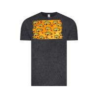 Vintage Black School Bus Pattern Vintage Tee - Jasminsmagicworld