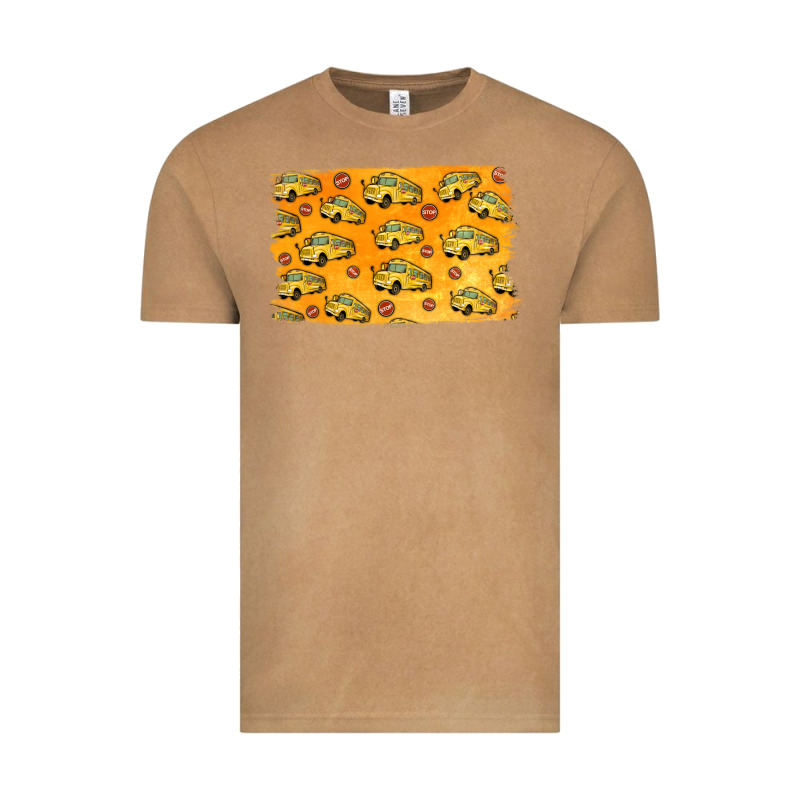 School Bus Pattern Vintage Tee by Jasminsmagicworld | Teevron