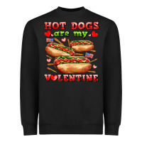 Black hot dogs are my valentine Heavyweight Sweatshirt - AdoDesignShop