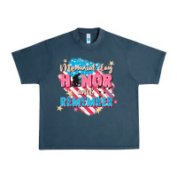Memorial Day Honor And Remember Urban Heavy Tee | Teevron