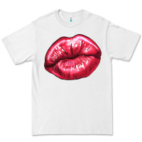 White Lip mark Valentine's Day Premium Tee - HowdyJamesFarm