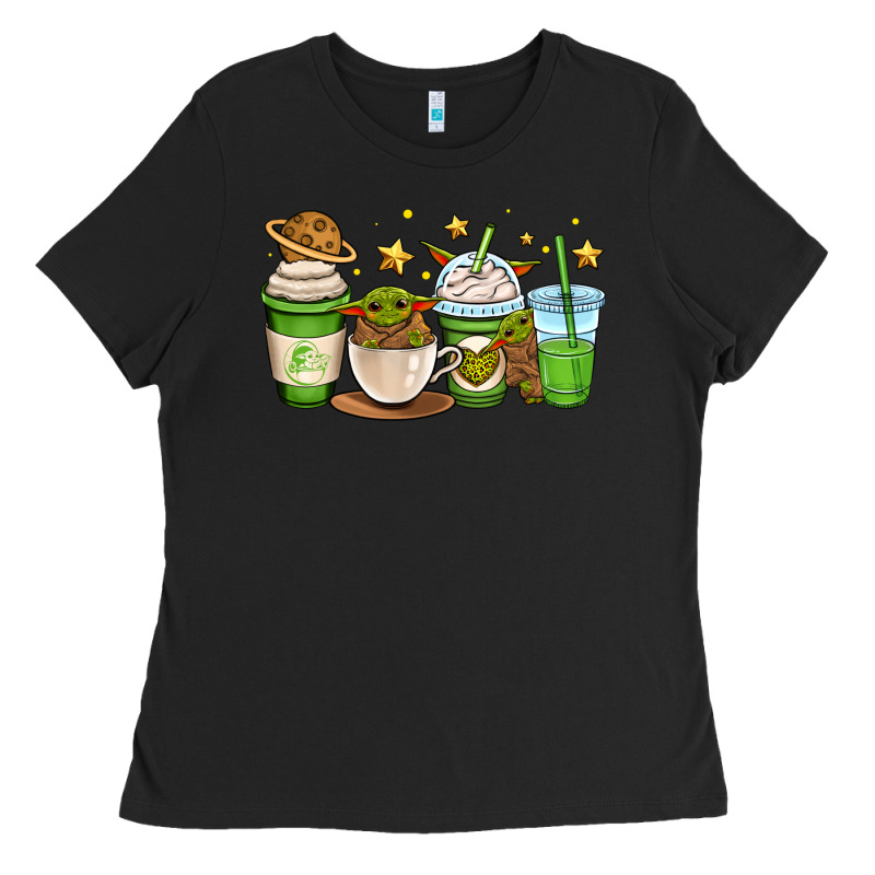 Fantastic Movie Character Coffee Cups Ladies Tee by OliviaCreatesArt | Teevron