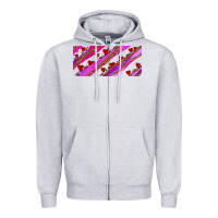 Heather Grey leopar and cowhide with heart candies Zipper Hoodie - AdoDesignShop