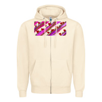 Sandshell leopar and cowhide with heart candies Zipper Hoodie - AdoDesignShop