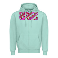 Seafoam leopar and cowhide with heart candies Zipper Hoodie - AdoDesignShop