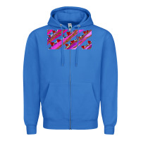 True Royal leopar and cowhide with heart candies Zipper Hoodie - AdoDesignShop