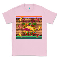Bubblegum Pink cinco de taco paper serape leopard wooden Classic Tee - Artiststas