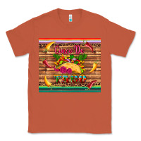 Copper cinco de taco paper serape leopard wooden Classic Tee - Artiststas