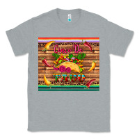 Heather Grey cinco de taco paper serape leopard wooden Classic Tee - Artiststas