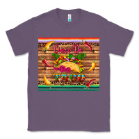 Lavender cinco de taco paper serape leopard wooden Classic Tee - Artiststas