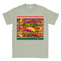 Matcha cinco de taco paper serape leopard wooden Classic Tee - Artiststas