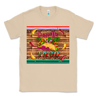 Mushroom cinco de taco paper serape leopard wooden Classic Tee - Artiststas