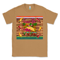 Toasted Coconut cinco de taco paper serape leopard wooden Classic Tee - Artiststas