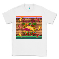 White cinco de taco paper serape leopard wooden Classic Tee - Artiststas