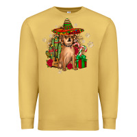 Antique Gold Chihuahua Christmas Premium Sweatshirt - JahusDesignShop