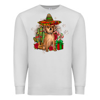 Dove Grey Chihuahua Christmas Premium Sweatshirt - JahusDesignShop