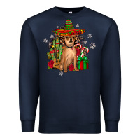 Navy Chihuahua Christmas Premium Sweatshirt - JahusDesignShop