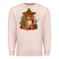 Pale Pink Chihuahua Christmas Premium Sweatshirt - JahusDesignShop