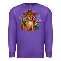 Purple Chihuahua Christmas Premium Sweatshirt - JahusDesignShop