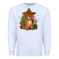 White Chihuahua Christmas Premium Sweatshirt - JahusDesignShop