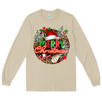 Mushroom Merry christmas Long Sleeve Tee - FaDigitalArtStudio