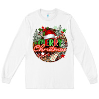 White Merry christmas Long Sleeve Tee - FaDigitalArtStudio