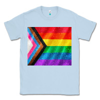 Dusty Blue Pride flag Classic Tee - CowGirlArtShop