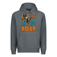 Rock i'm two hear me roar dinosaur birthday Premium Hoodie - LillyAllenDesigns