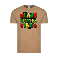 Vintage Coffee black history vibes Vintage Tee - FaDigitalArtStudio