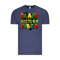 Vintage Denim black history vibes Vintage Tee - FaDigitalArtStudio