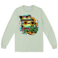 Matcha Missouri Map Sunflower Cactus Serape Long Sleeve Tee - RanaPortraitStore