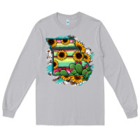 Moon Dust Missouri Map Sunflower Cactus Serape Long Sleeve Tee - RanaPortraitStore