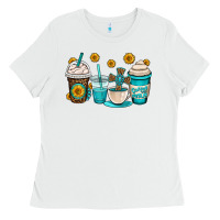White jesus coffee cups Ladies Tee - OliviaCreatesArt