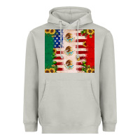 Moon Dust American flag mexico flag sunflower cactus Heavyweight Hoodie - JahusDesignShop