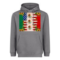 Storm American flag mexico flag sunflower cactus Heavyweight Hoodie - JahusDesignShop